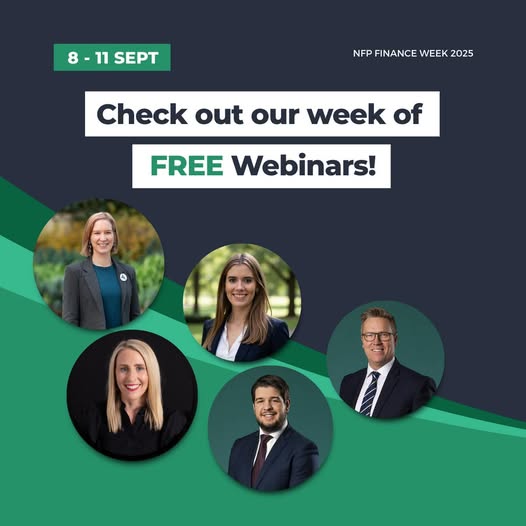 Not-for-Profit Finance Week Sept 8